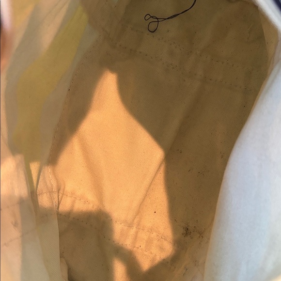 Vtg L.L. Bean Boat N’ Tote Striped Bag Medium Blue Green - Picture 10 of 10